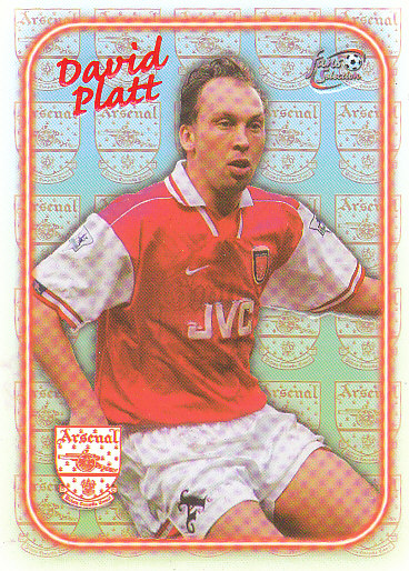 David Platt Arsenal 1997/98 Futera Fans' Selection Special Edition #SE07